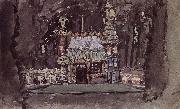 Mikhail Vrubel The Gingerbread House oil on canvas